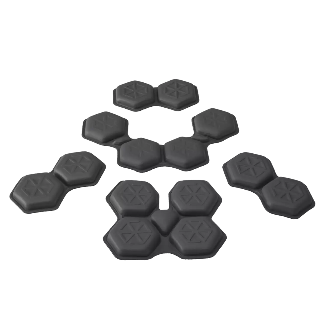 Black epic + / epic comfort pads for football helmets.