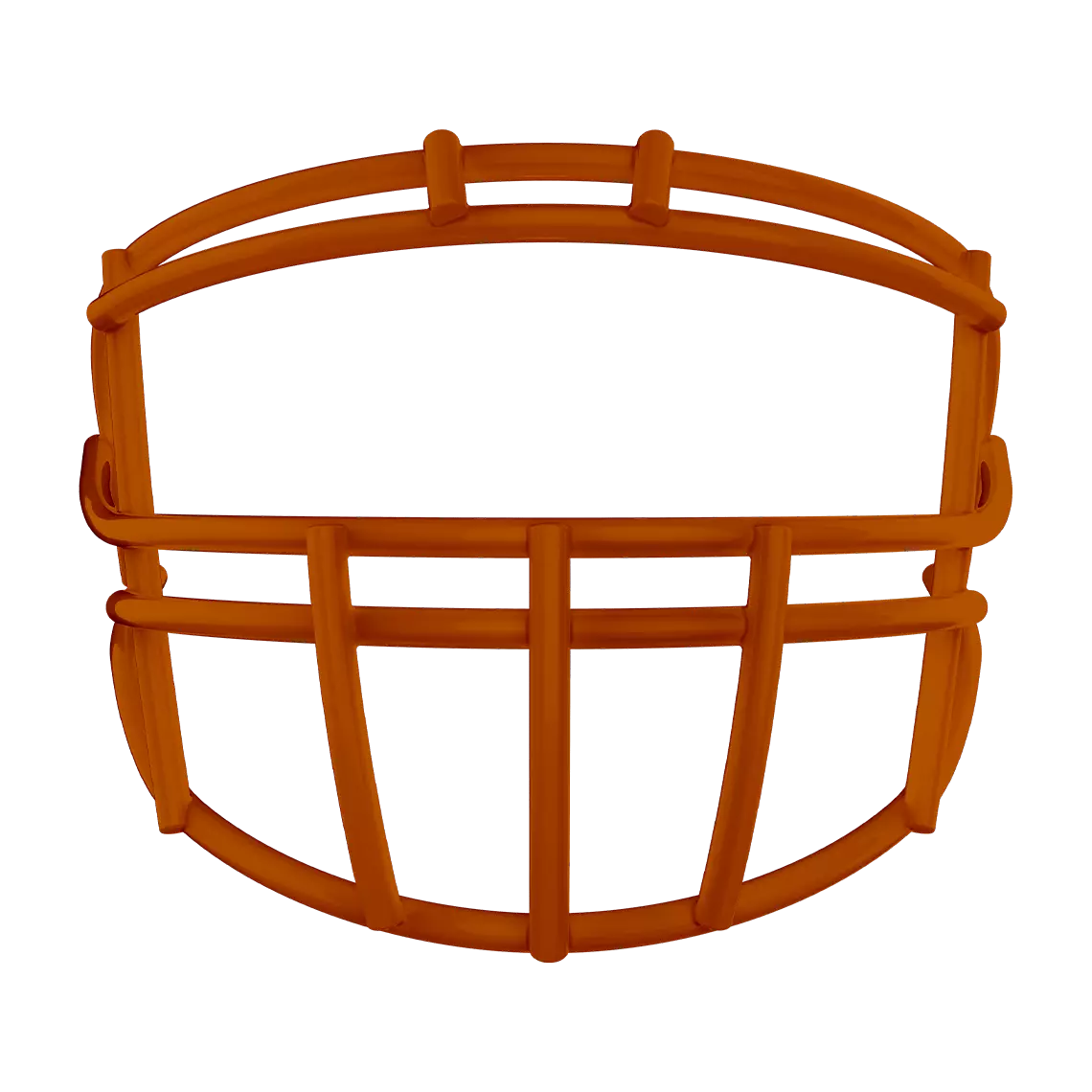 Brown XRS-22X face mask for football helmet.
