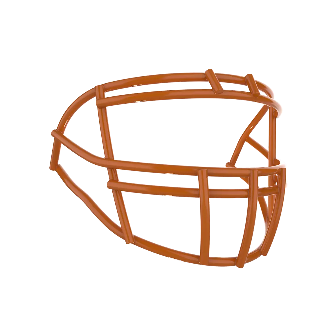 Brown XRS-22X face mask for football helmet.